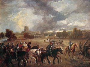 Queen Margaret of Anjou taken prisoner after the Battle of Tewkesbury, 1471 